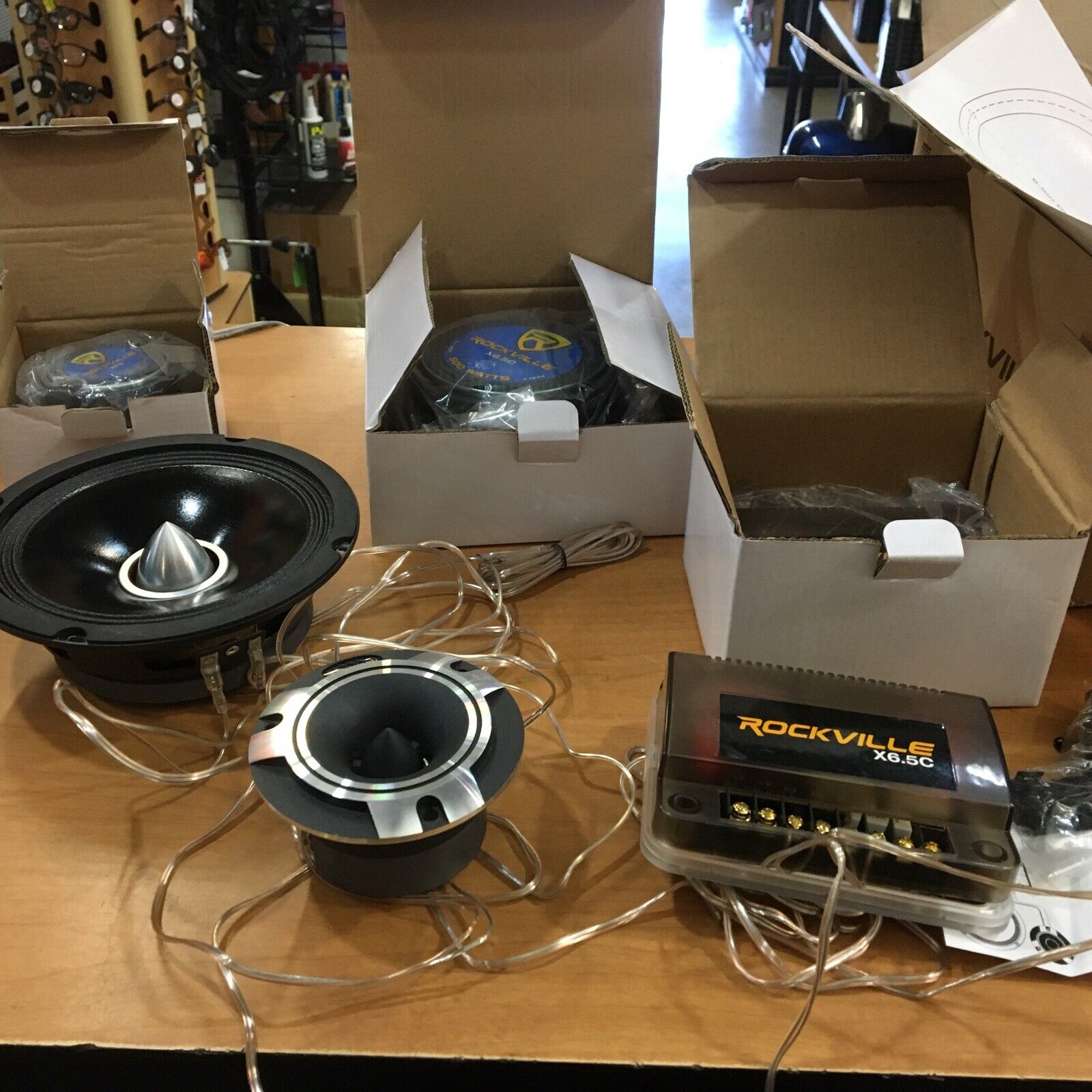 Rockville Audio X6.5C competition 6.5” 1000 watt component speakers