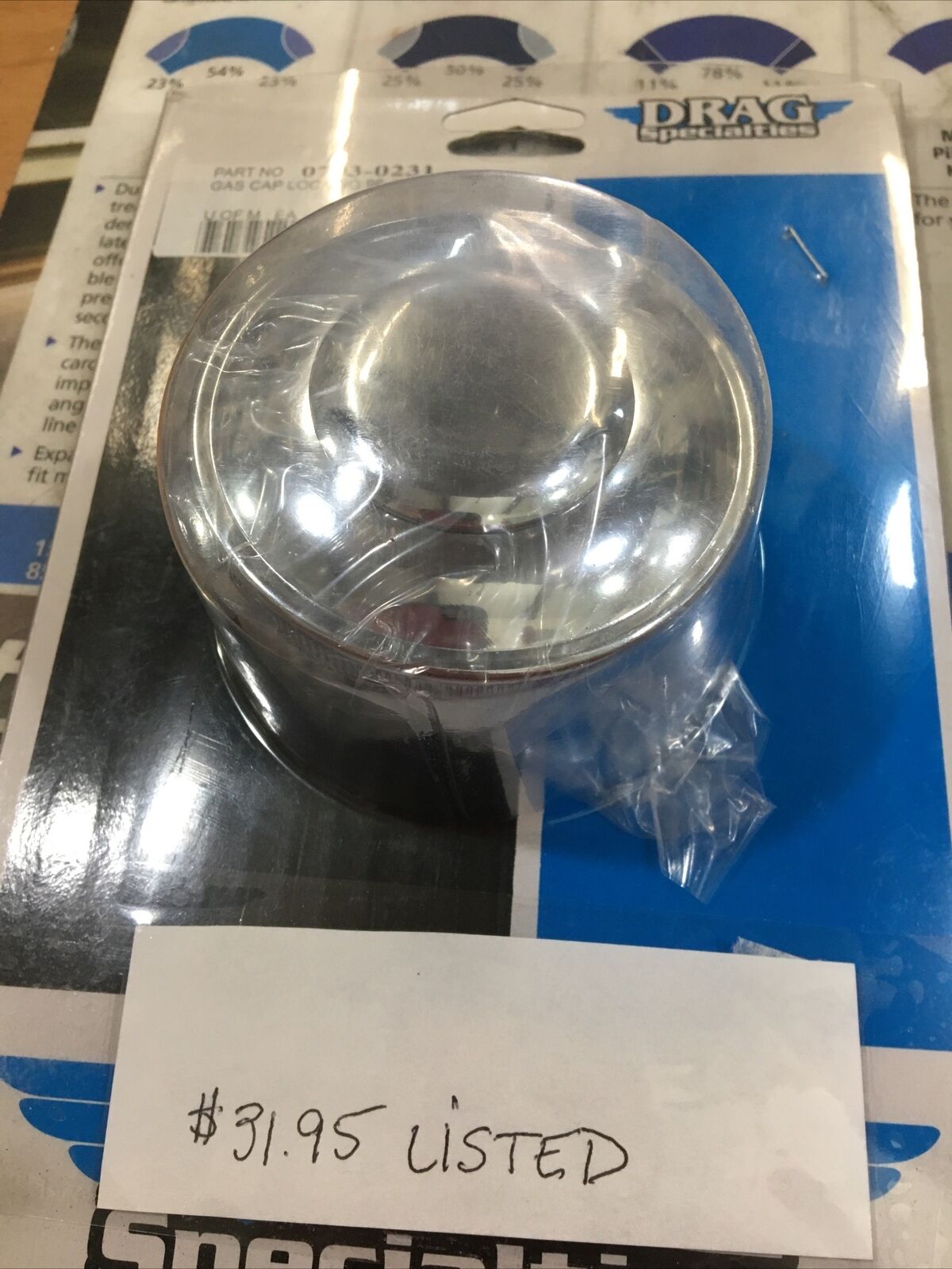 Chrome Non-Vented Locking Gas Cap #0703-0231