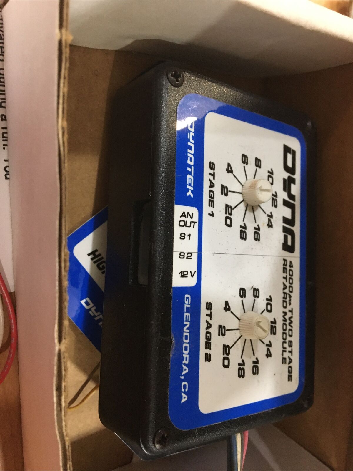Dynatek Dyna 4000 Pro two stage retard module #TSRM-2