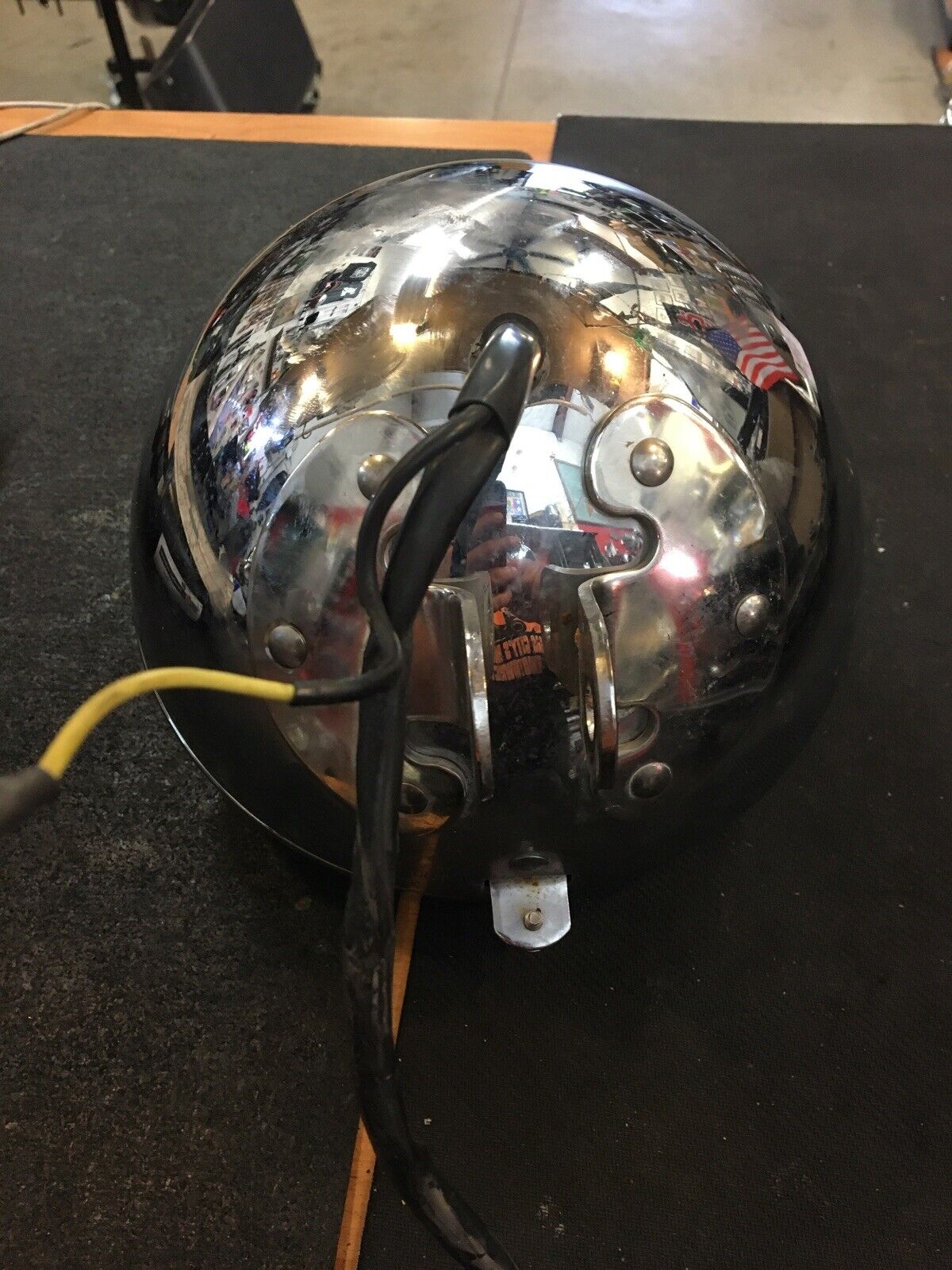 Harley Davidson 7” Headlamp Assembly W/housing And Wiring #67824-96