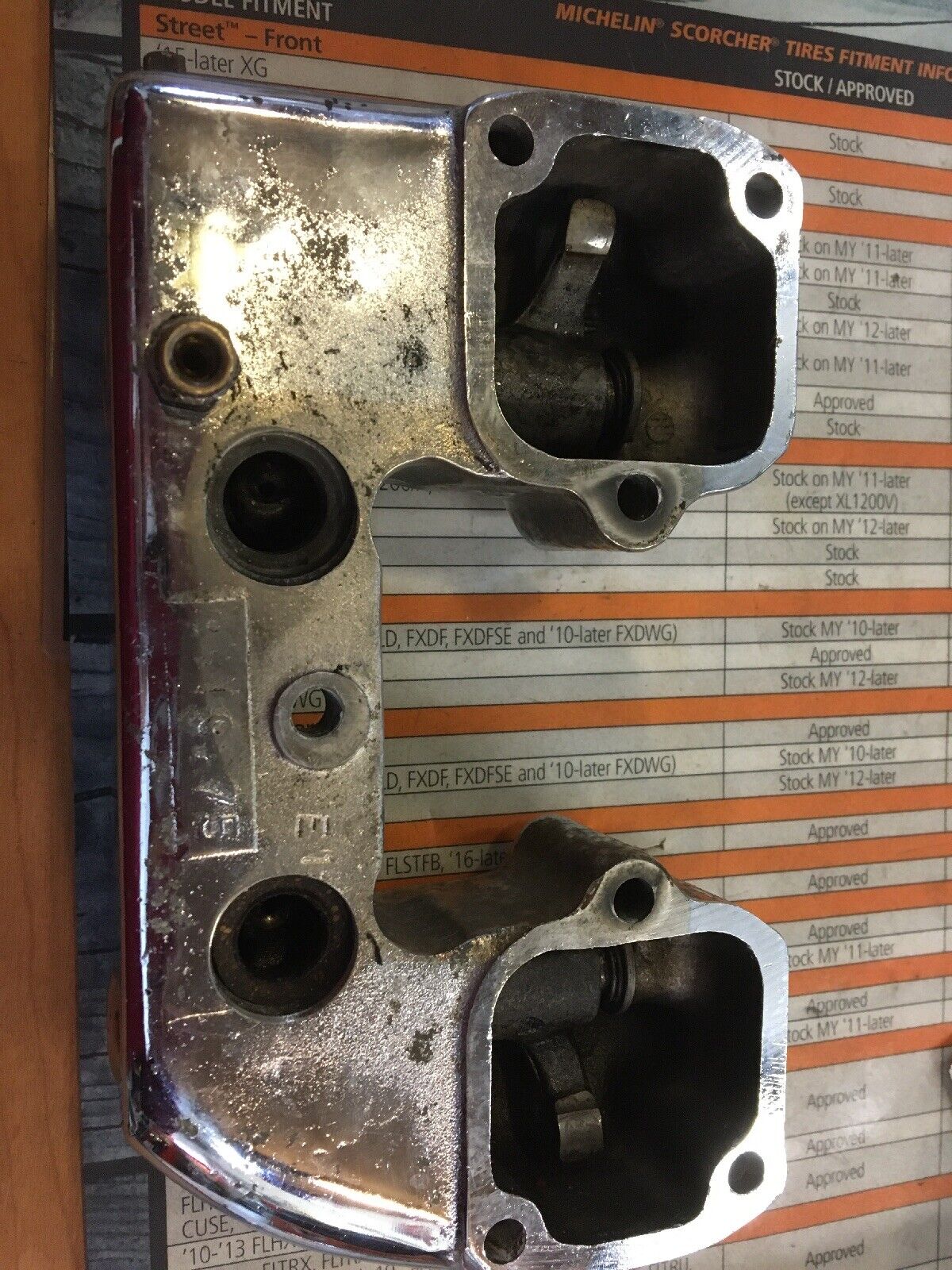 Harley Davidson Chrome Rear Rocker Box #17515-71