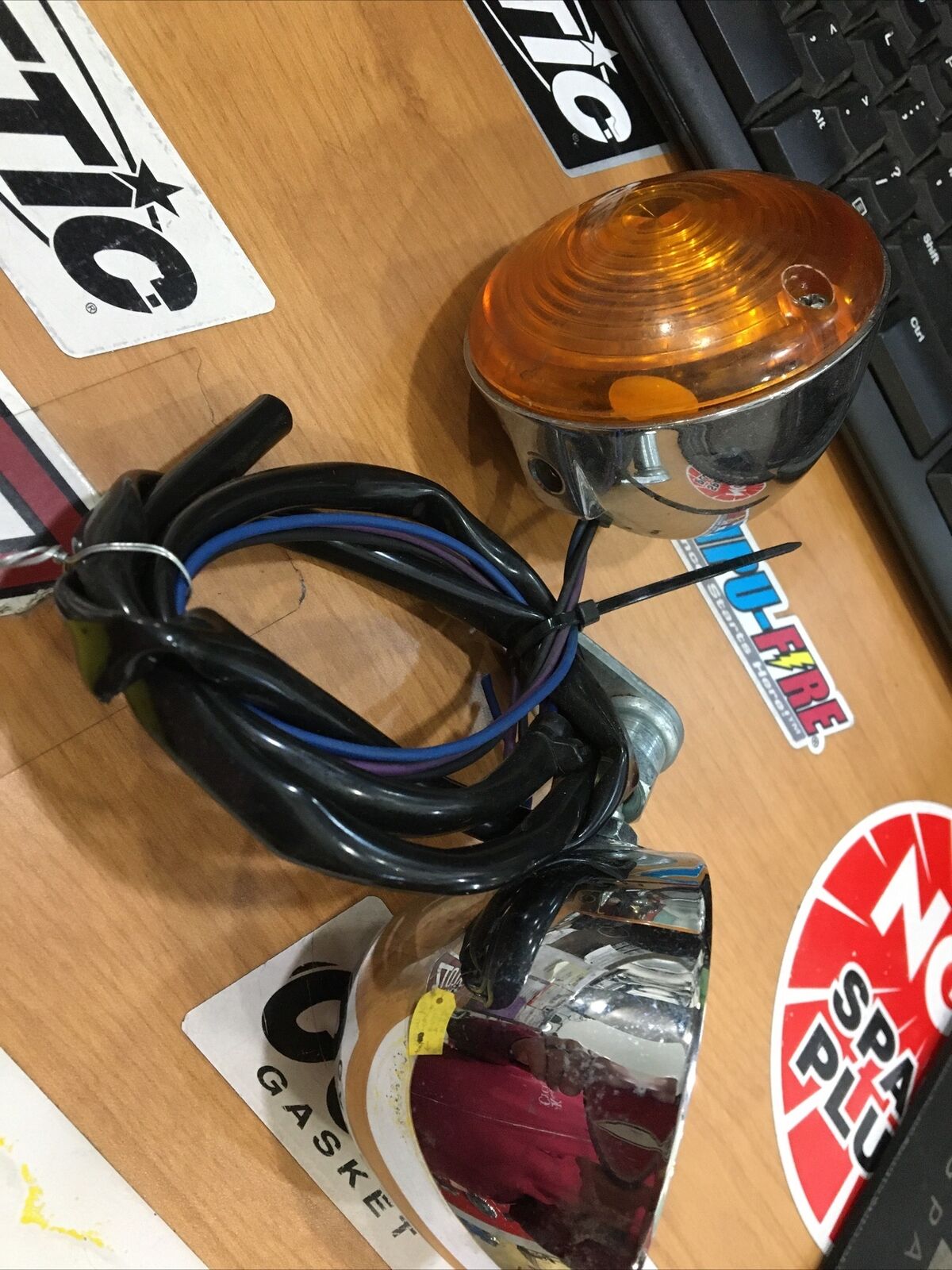 Harley Davidson Flat Lens Front Turn Signals #68432-95