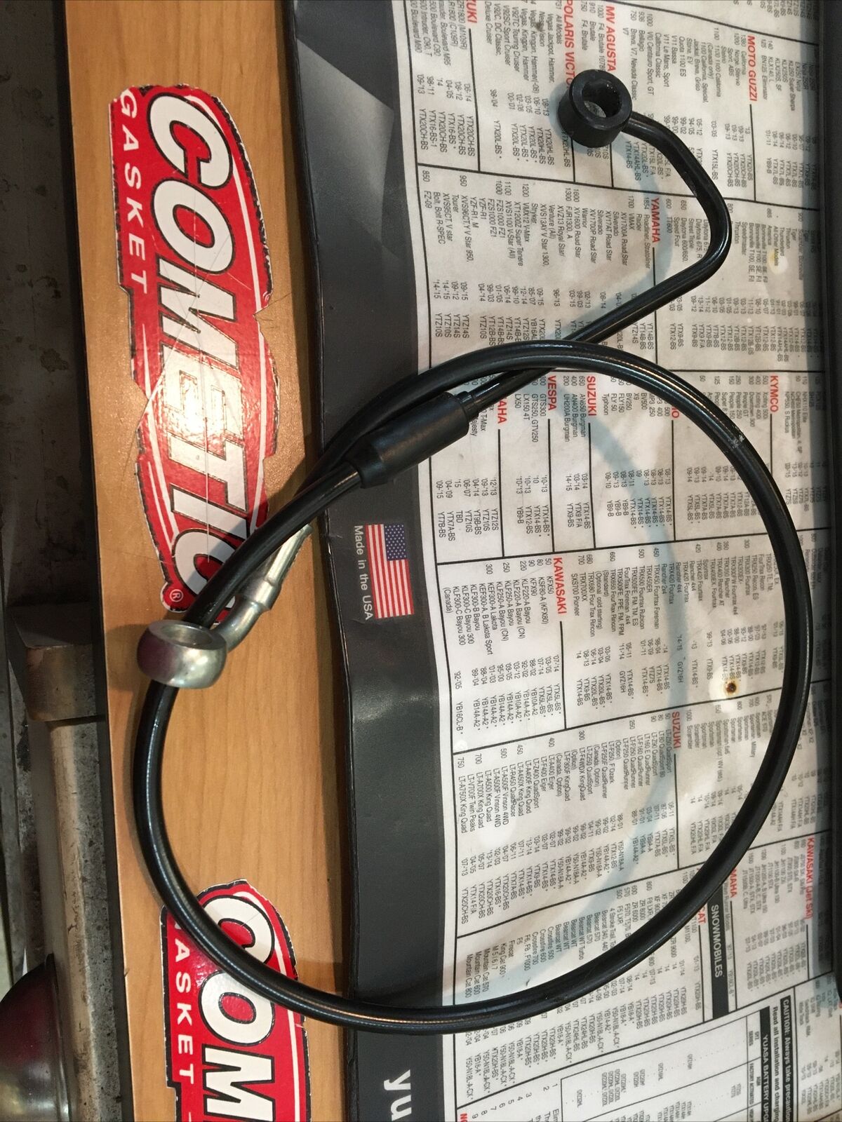 Harley Davidson OEM Front ABS Brake Line HCU To Master Cylinder #41800217