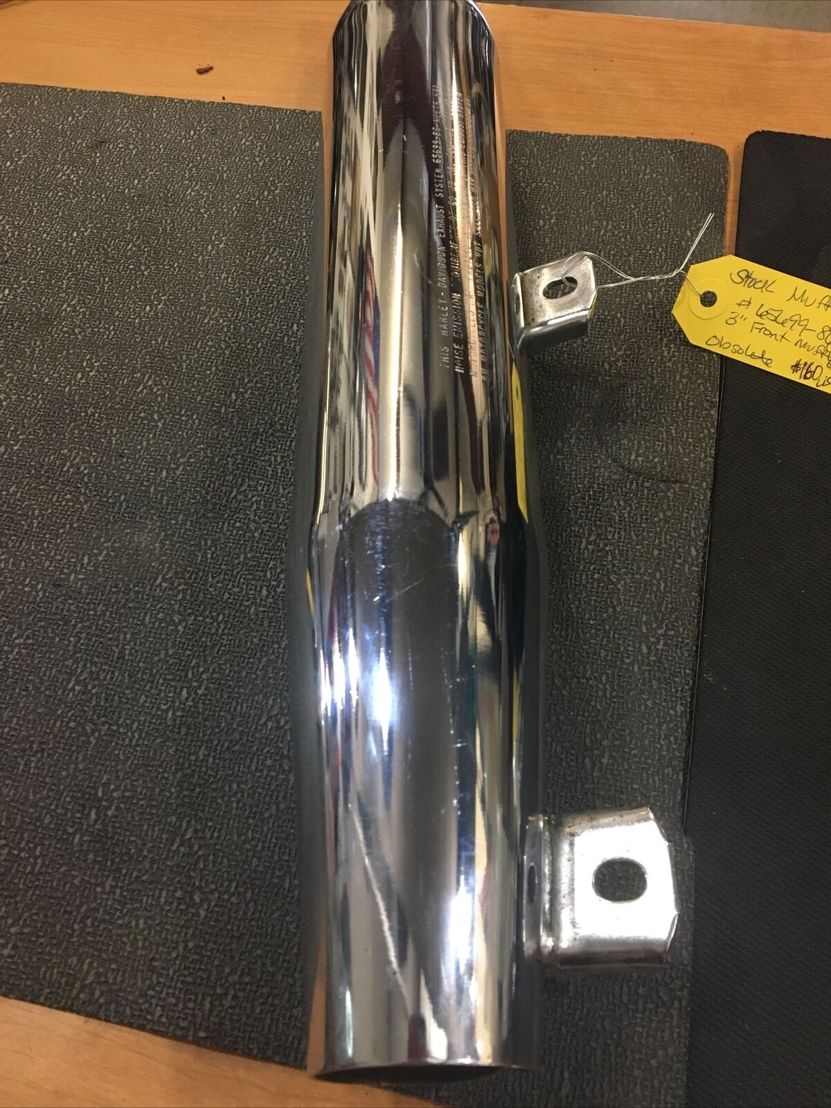 Harley Davidson OEM front muffler #65699-86