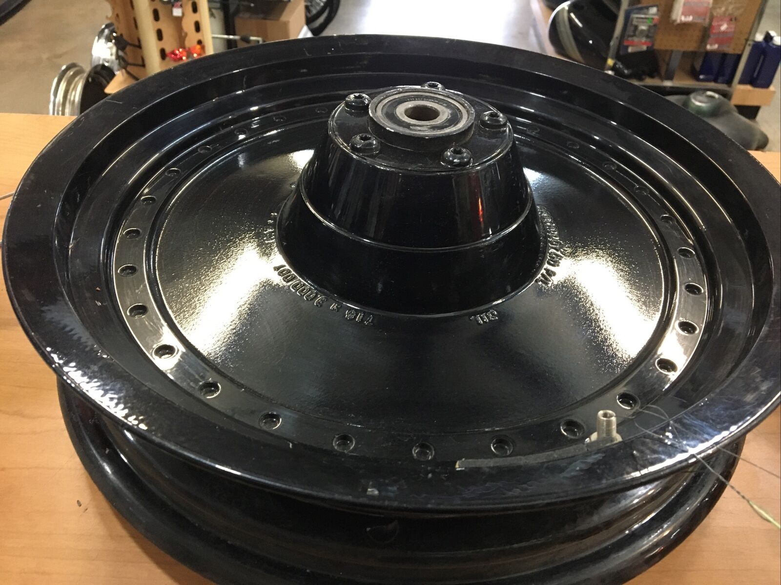 Harley Davidson OEM solid front wheel black #41043-00