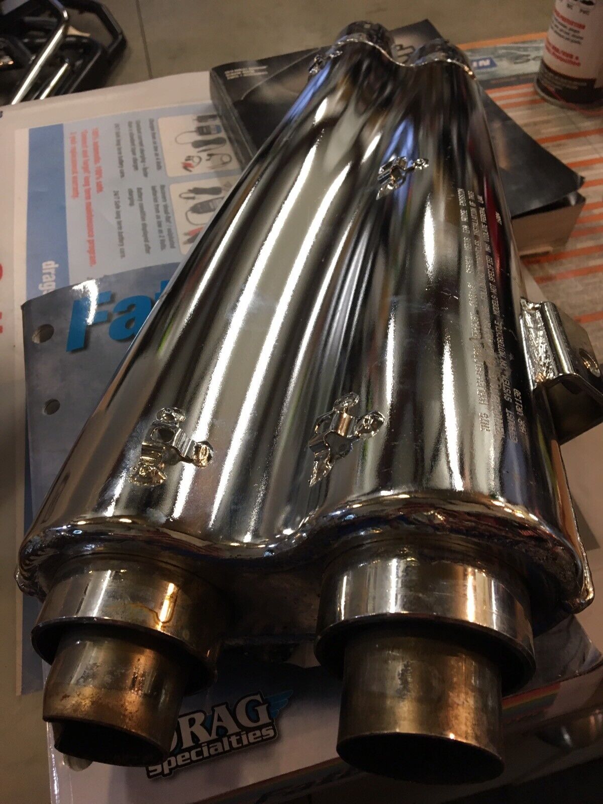 Harley Davidson VROD OEM Front Auxiliary Muffler#65151-01