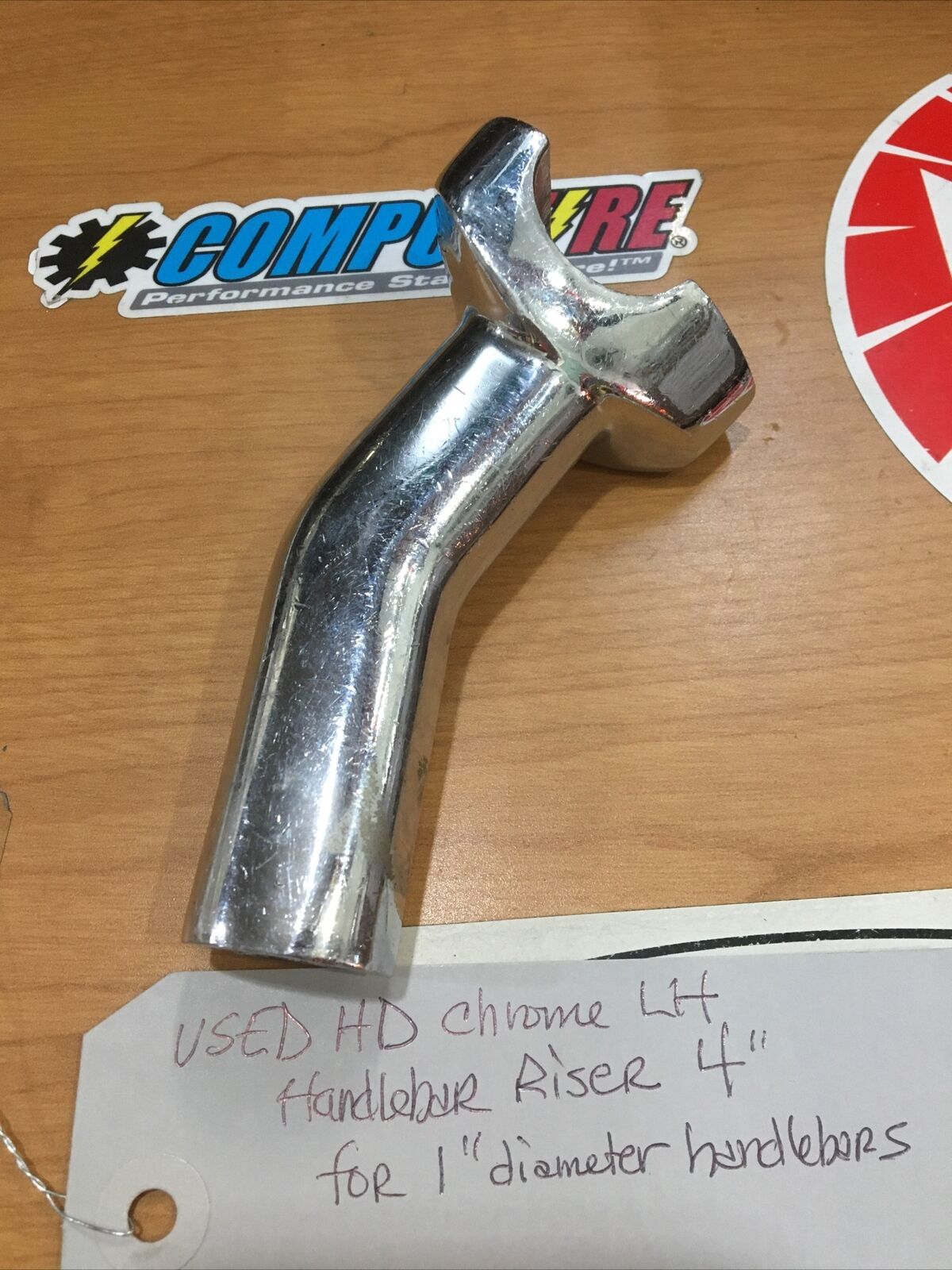 Harley Davidson chrome LH 4” handlebar riser