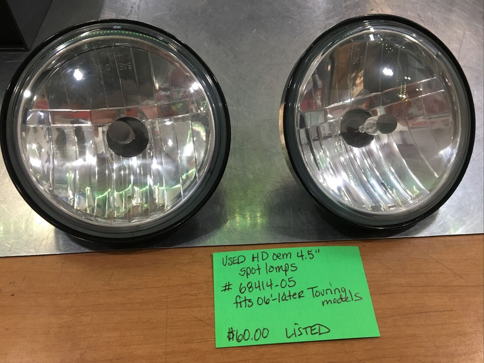 Harley Davidson oem 4.5” Spot Lamps #68414-05