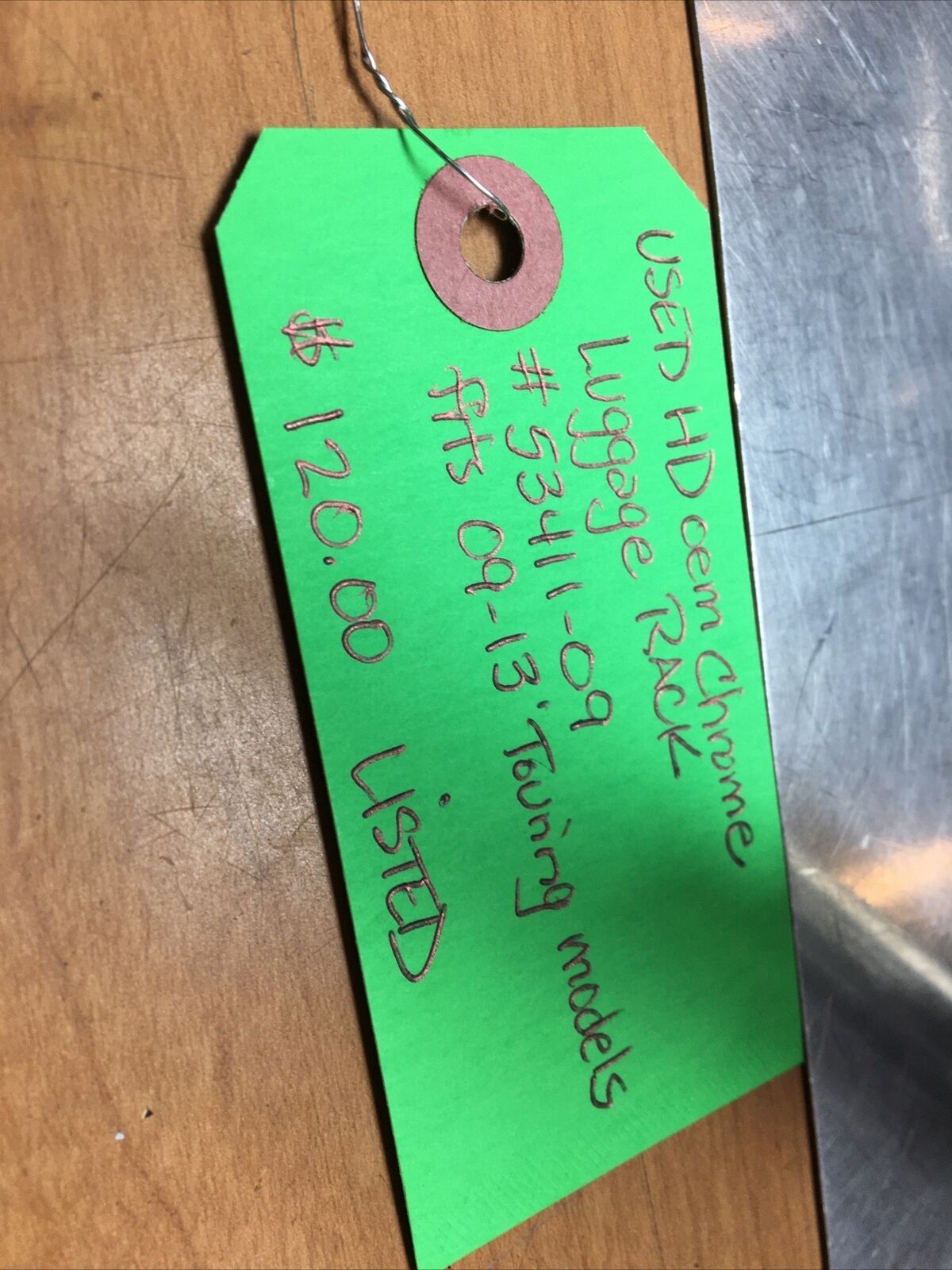 Harley Davidson oem Chrome Luggage Rack #53411-09