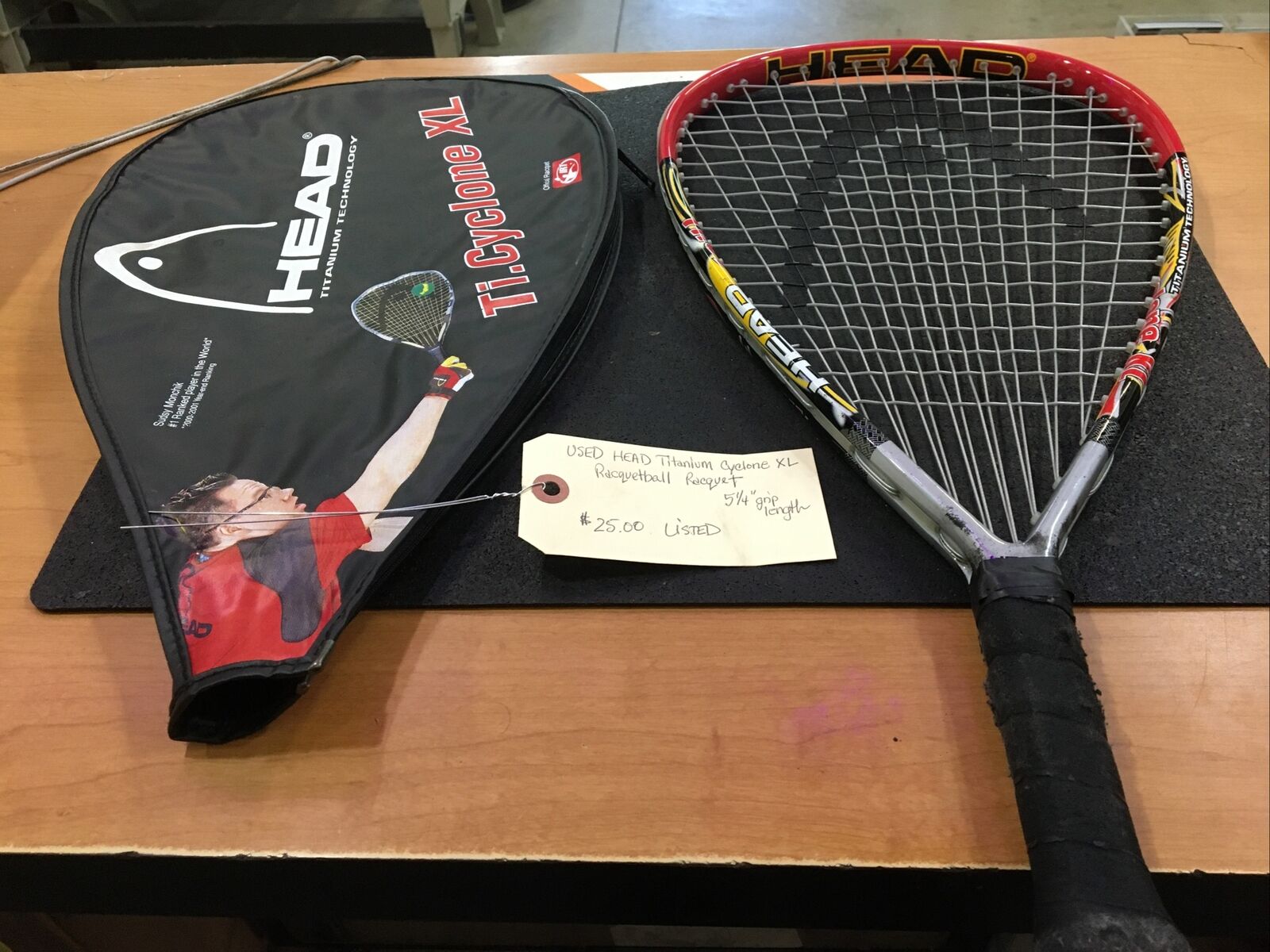 Head Titanium Cyclone XL Racquetball Racquet