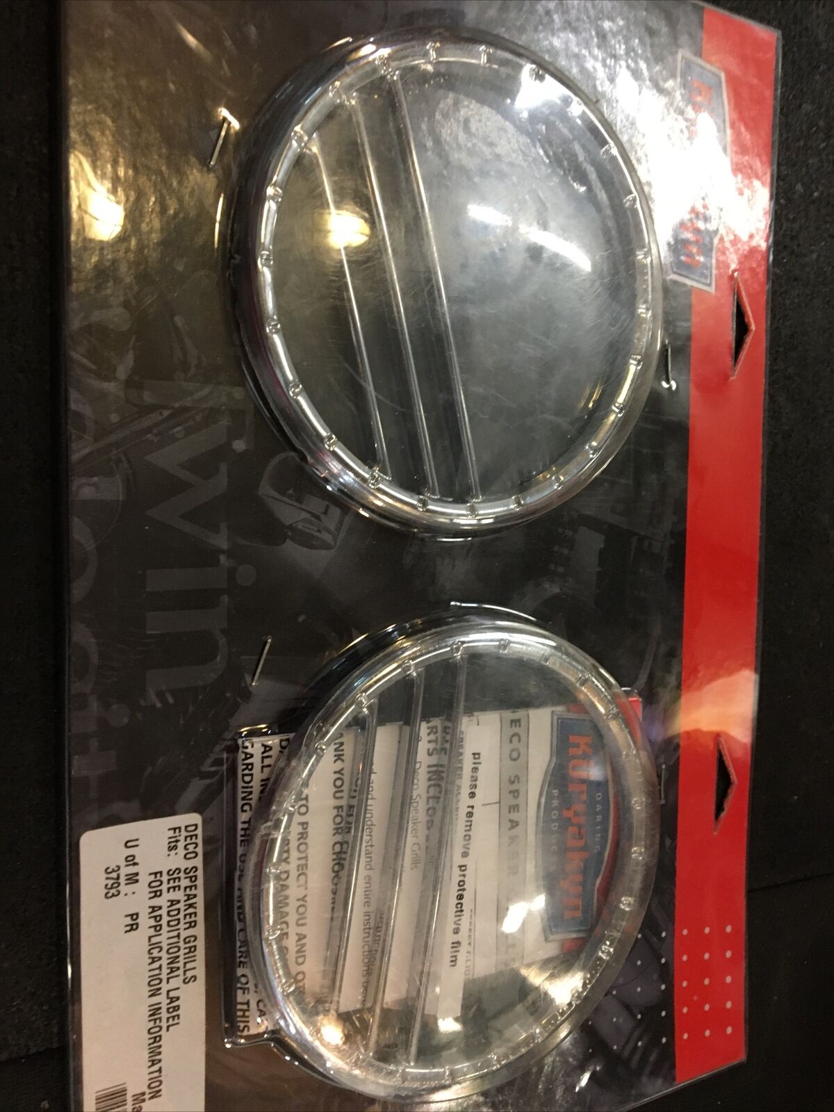 Kuryakyn Deco Front Speaker Grills #3793