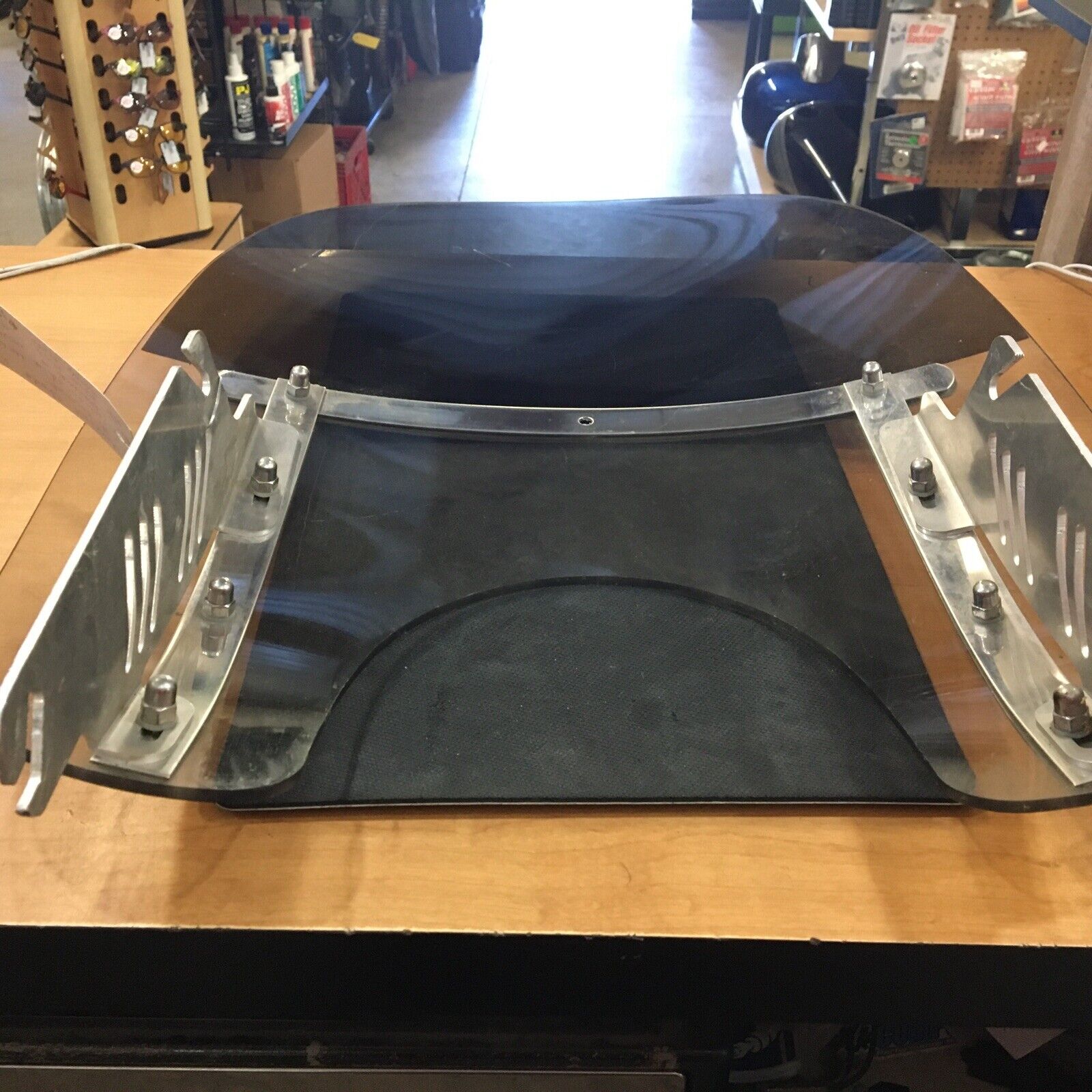 Memphis Shades Windshield and brackets #MEM3310/MEM9813