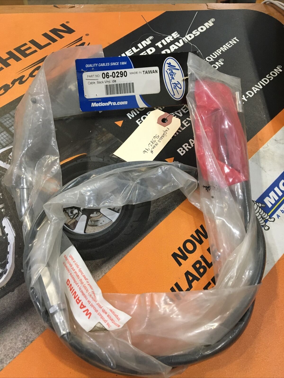 Motion Pro black idle cable 32” #06-0290
