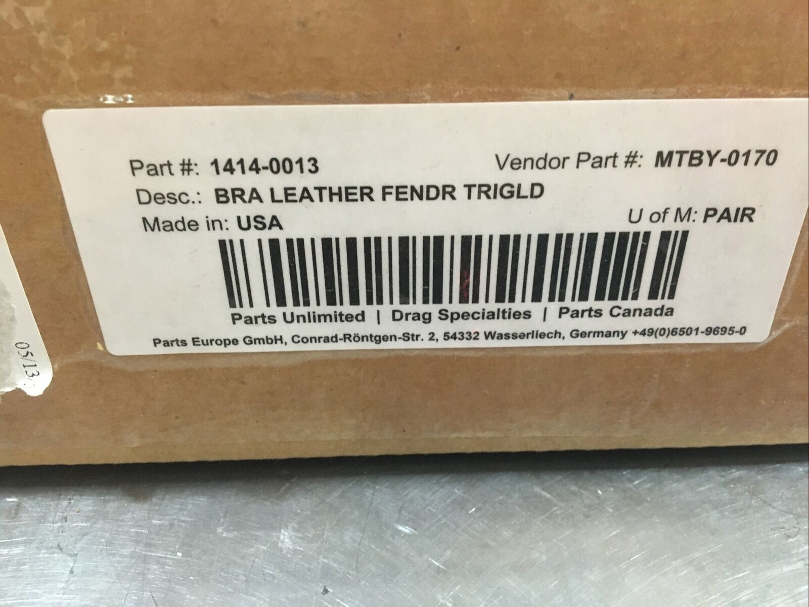 Motor Trike Fender Bra #1414-0013