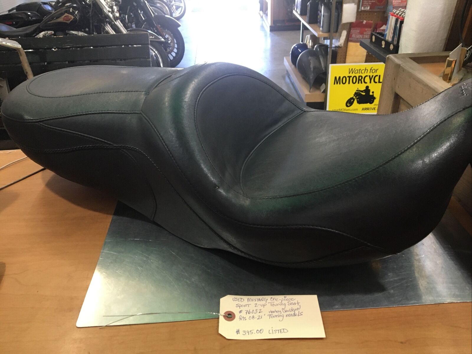 Mustang One-piece Sport 2-up Touring Seat #76032