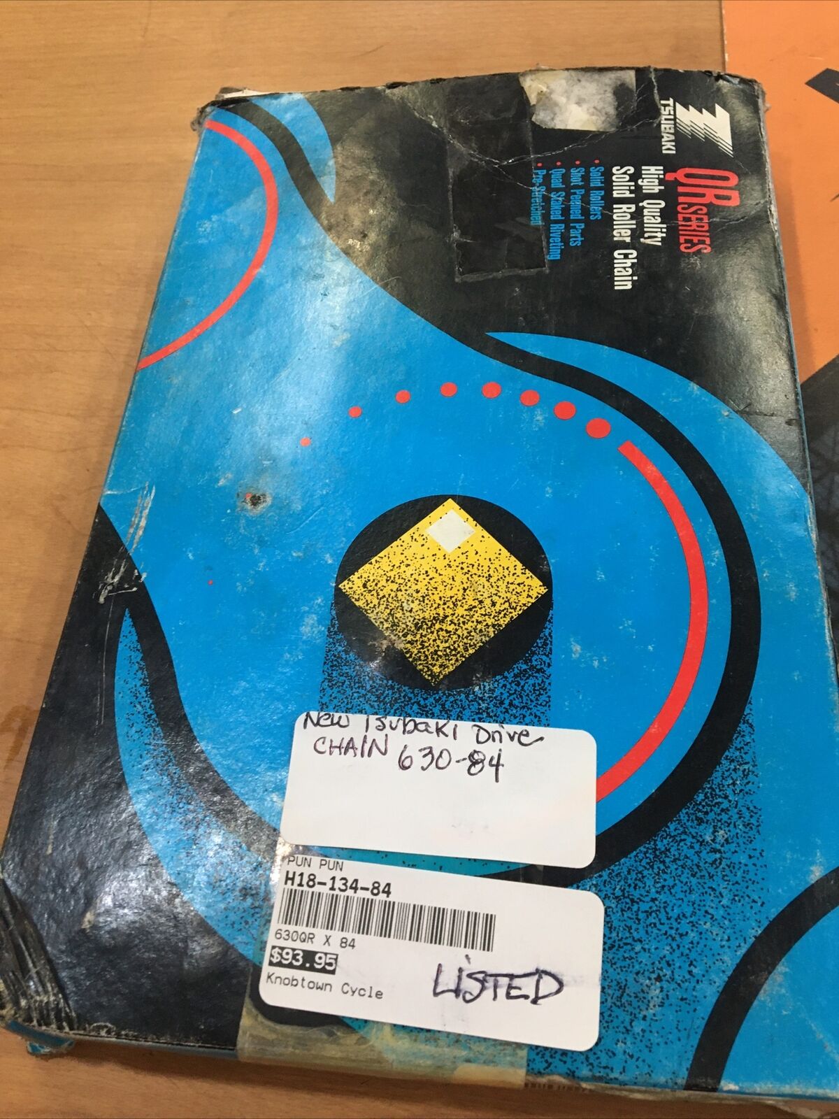 Tsubaki solid roller drive chain #H18-134-84