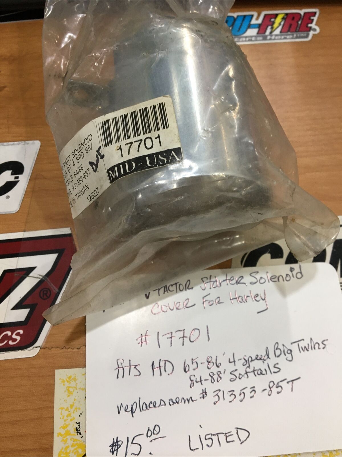 V-Factor Starter Solenoid cover for Harley #17701