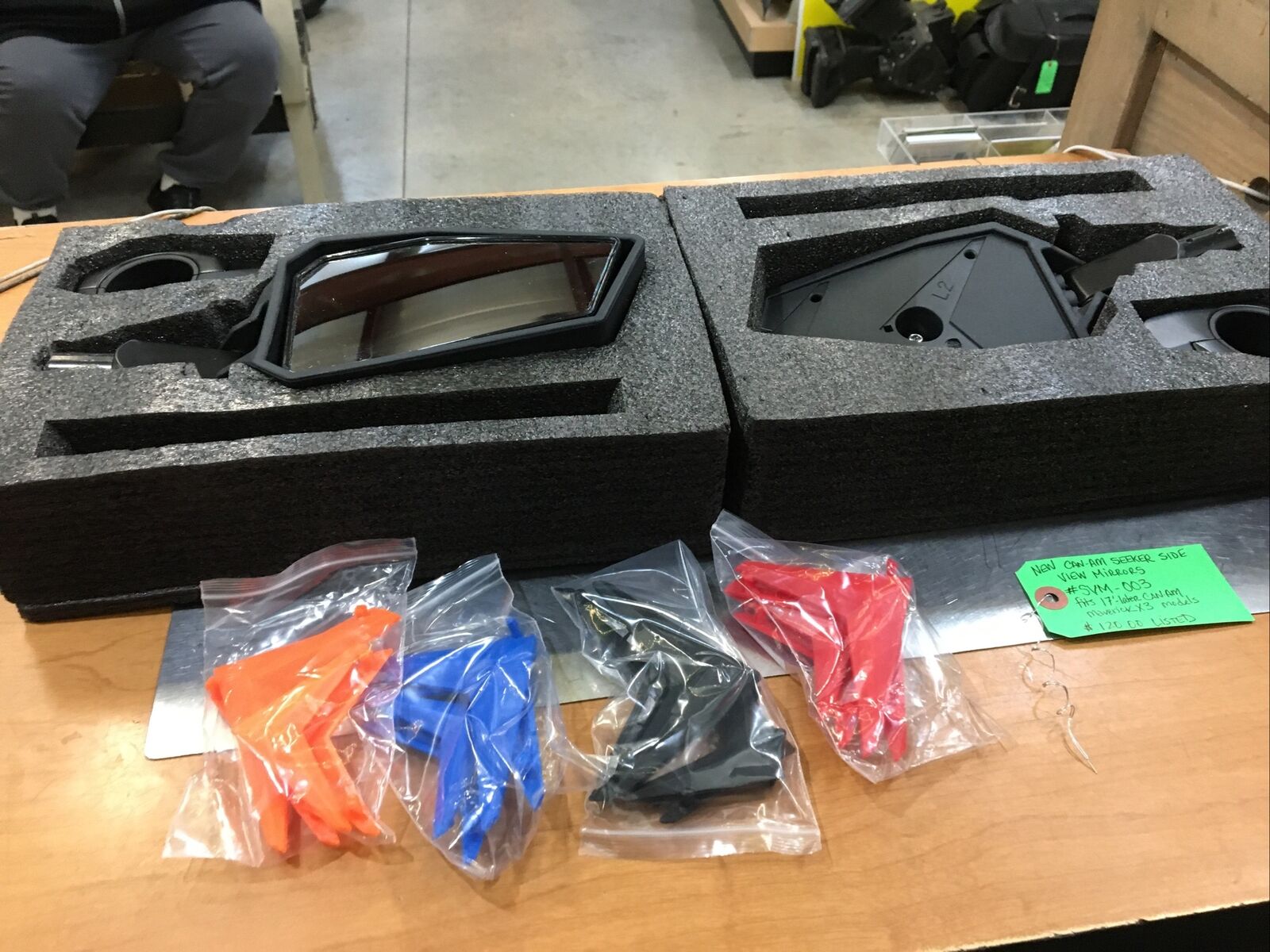 Can-Am Seeker Side View Mirrors #SVM-003