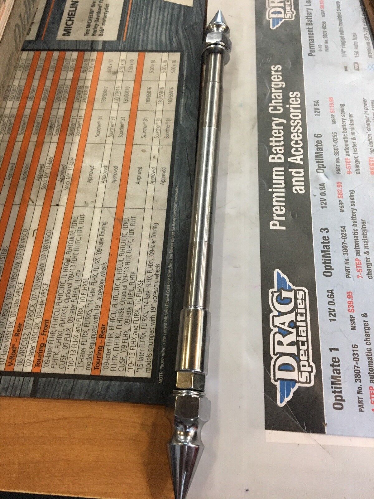 Chrome Pike 3/4” Front Axle