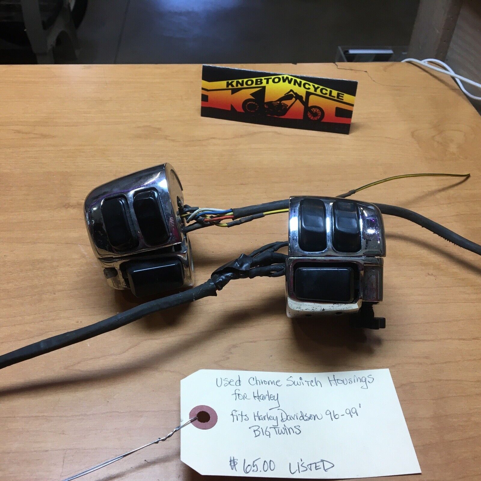 Chrome Switch Housings For Harley