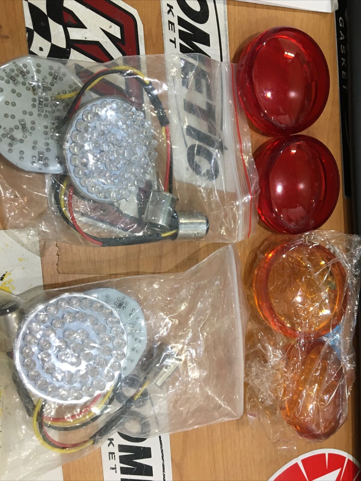 Eagle Lights 2” LED Turn Signal Inserts 1157 Front And Rear #8748TS-4