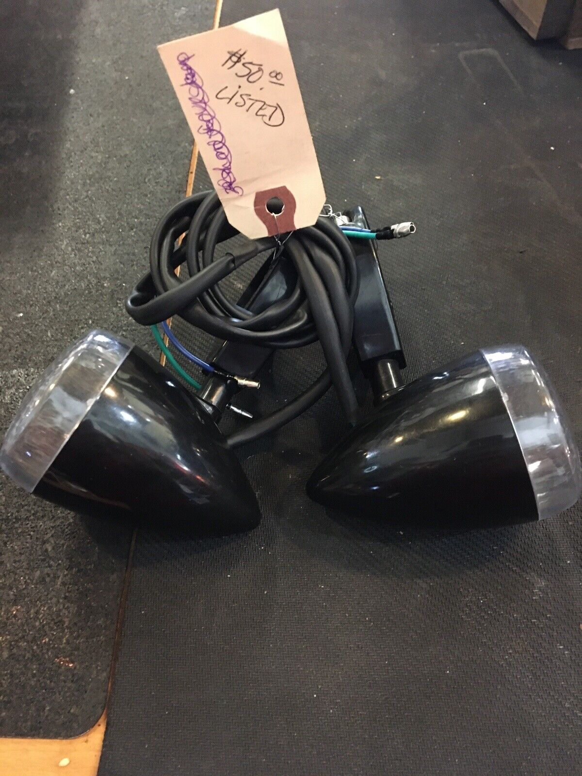 Front LED Turn Signals 39mm Clamp On