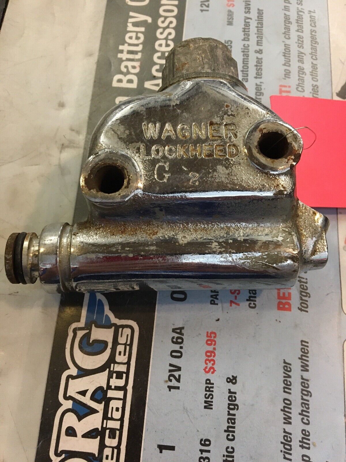 Harley Davidson Chrome OEM Rear Master Cylinder #41761-58