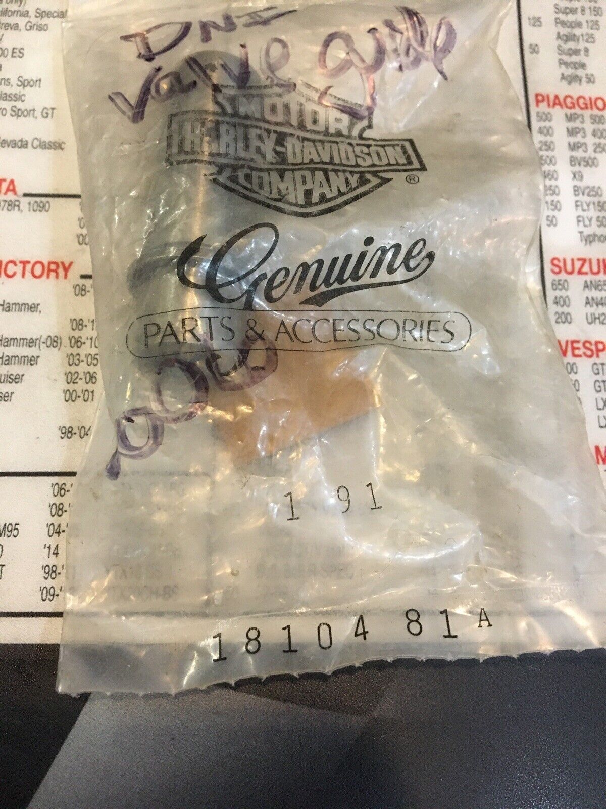 Harley Davidson OEM Intake & Exhaust Cast Iron Valve Guide .006” #18104-81A