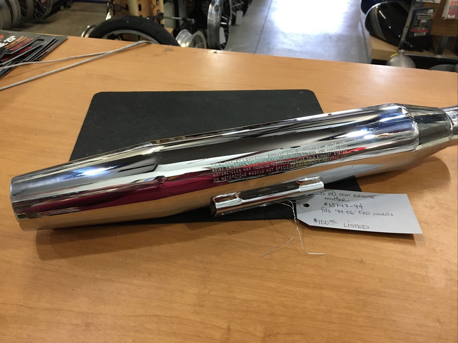 Harley Davidson OEM exhaust muffler #65747-94