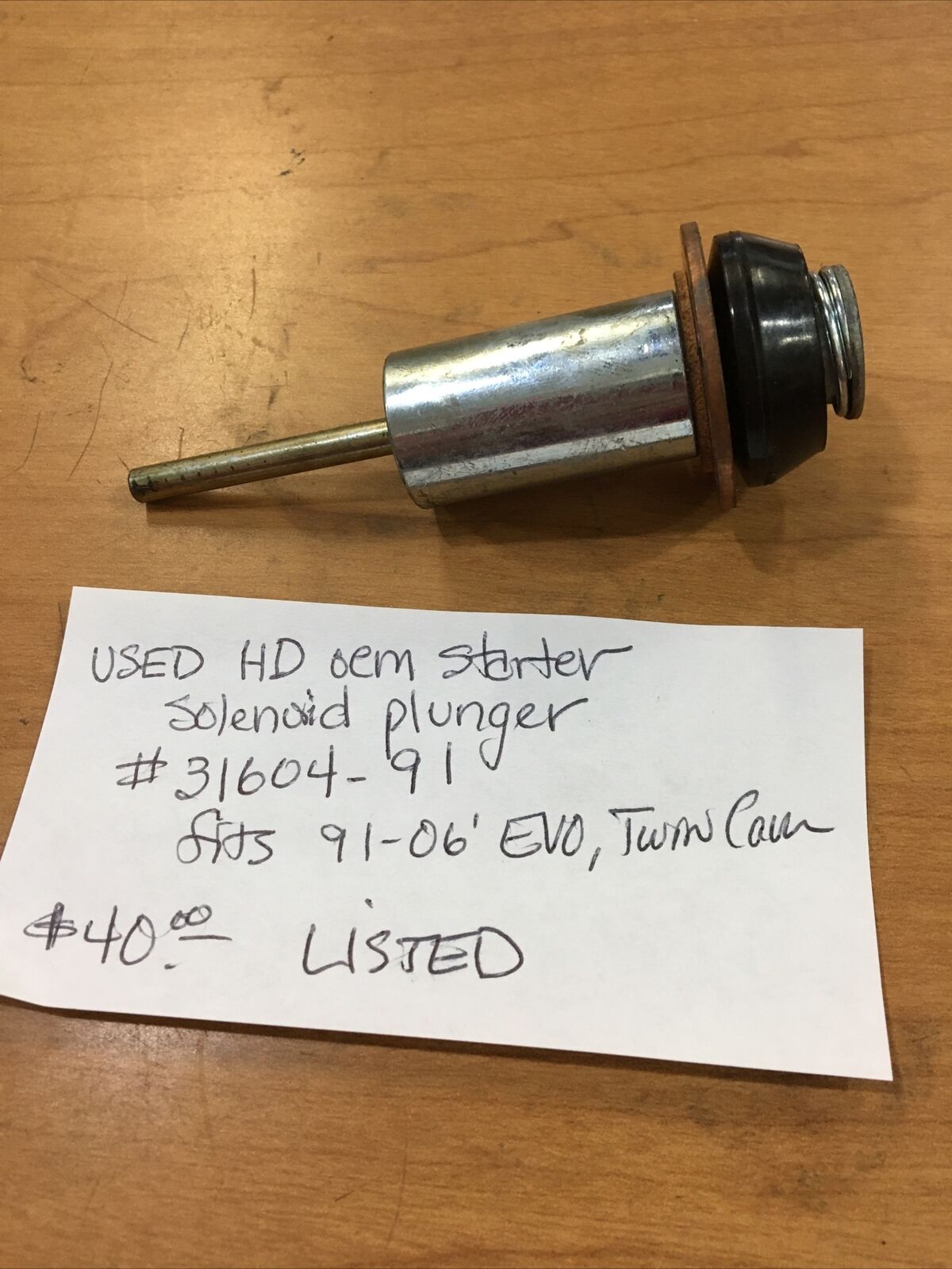 Harley Davidson OEM starter solenoid plunger #31604-91