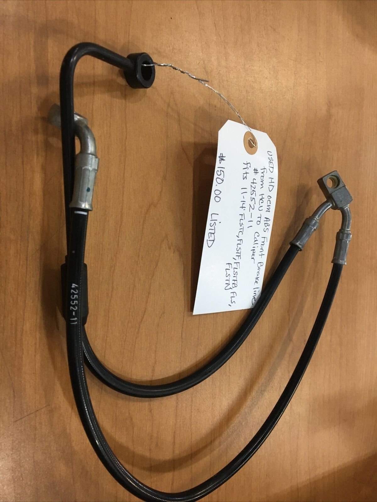 Harley Davidson Oem ABS Front Brake Line From HCU To Caliper #42552-11