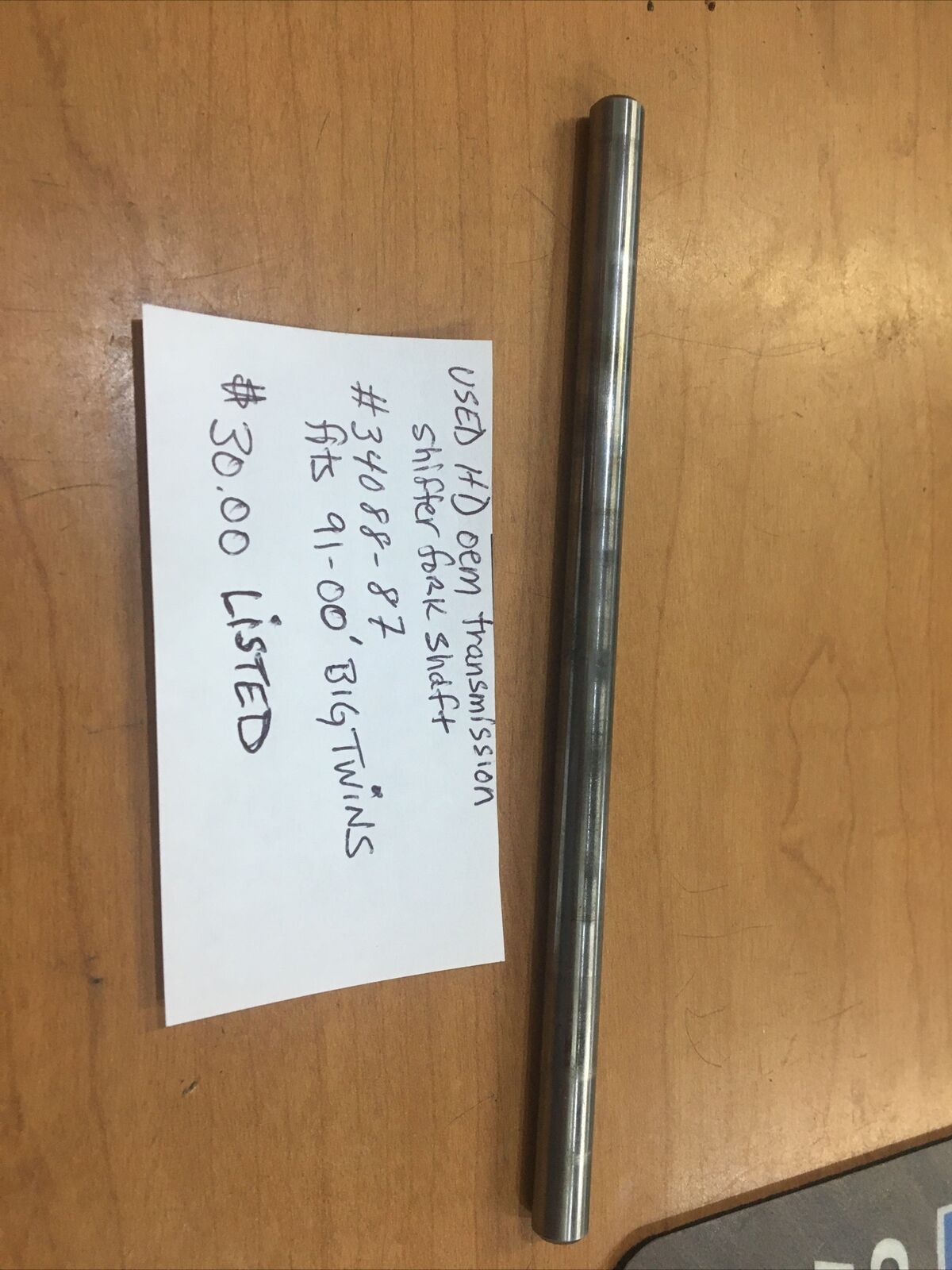 Harley Davidson Oem Transmission Shifter Fork Shaft #34088-87