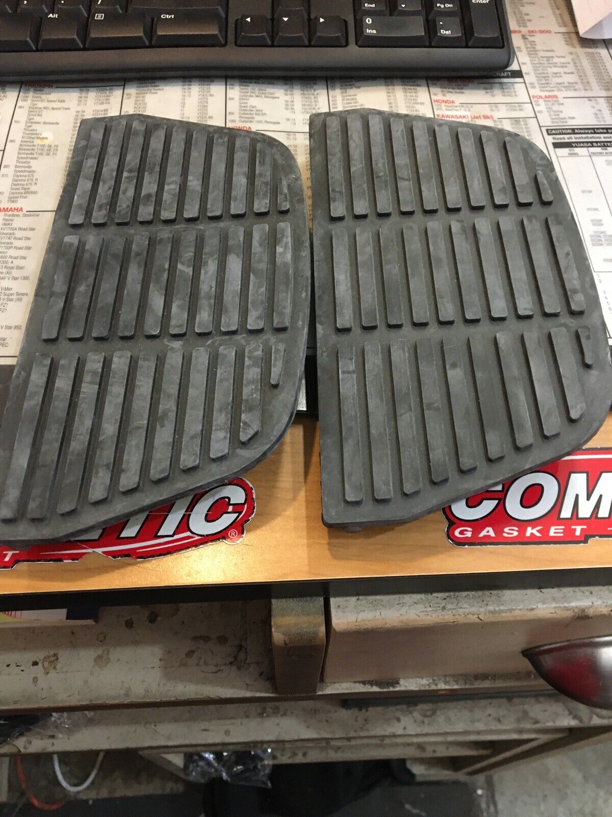 Harley Davidson Passenger Footboard Pads #50672-93
