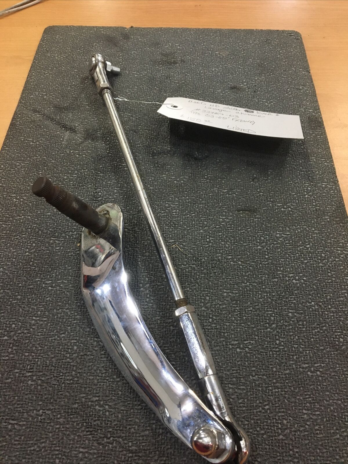 Harley Davidson chrome shift lever and linkage #33789-03