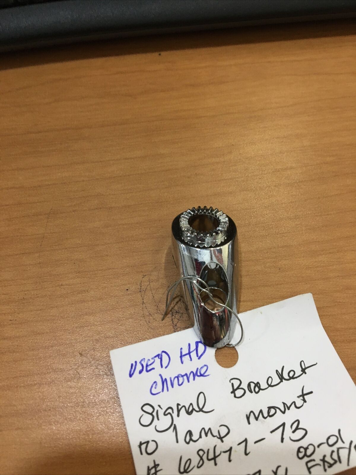 Harley Davidson front turn signal handlebar bracket #68477-73