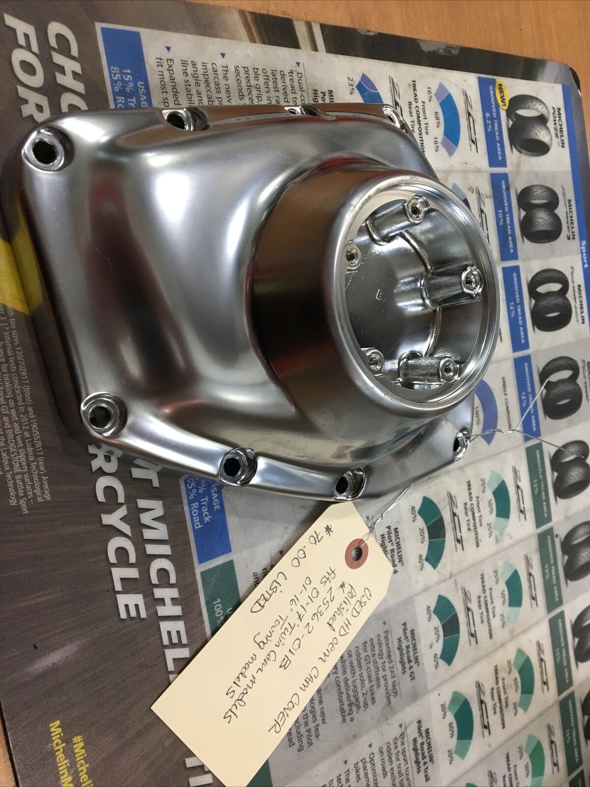 Harley Davidson oem Cam Cover Polished #25362-01B