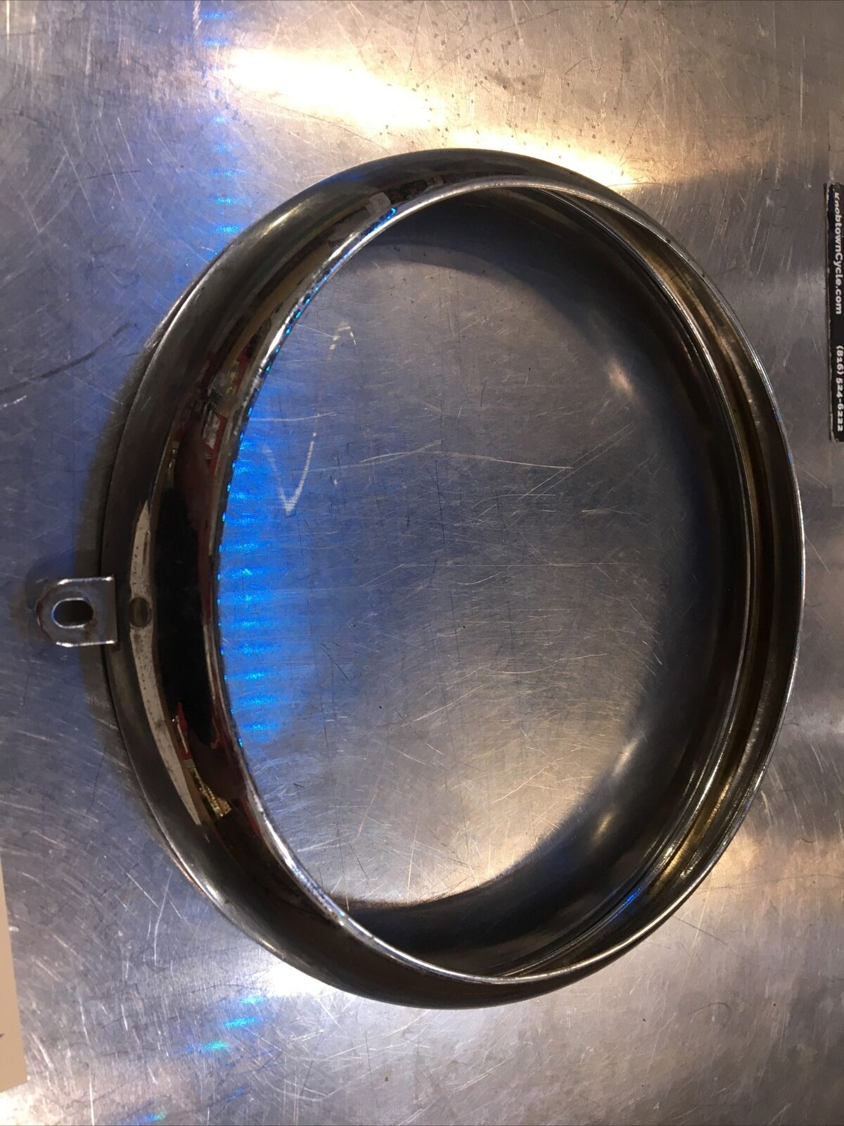 Harley Davidson oem Chrome Headlight Trim Ring #68051-93