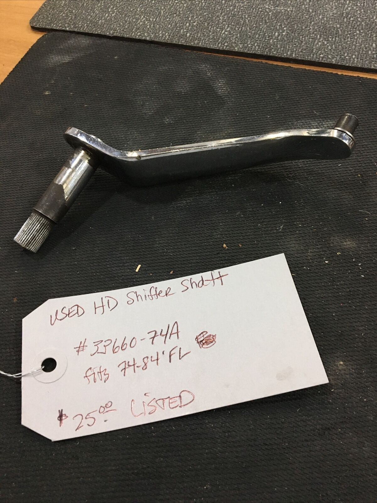 Harley Davidson shifter shaft #33660-74A