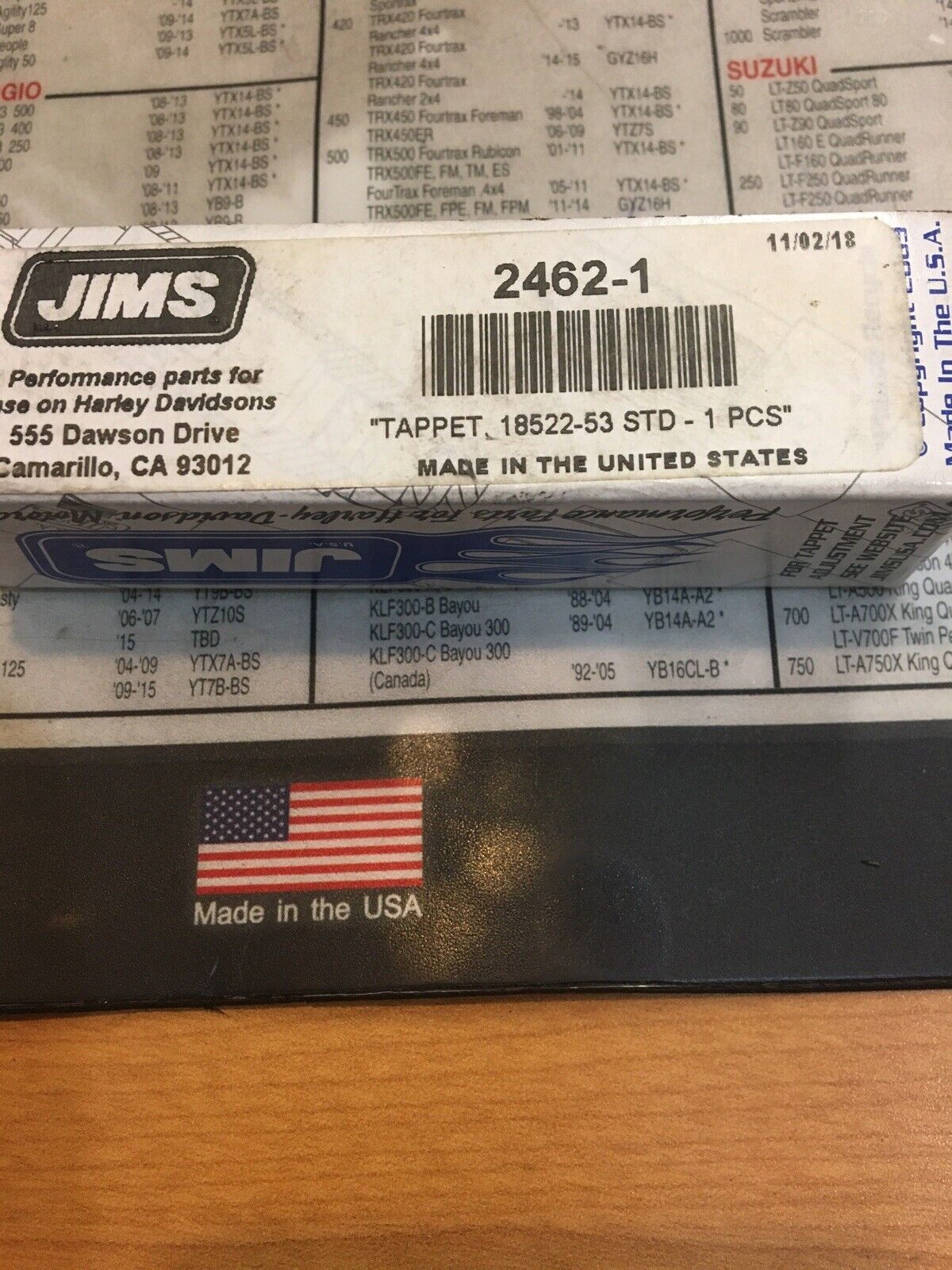 Jims 2462-1 Big Axle Tappet - Standard Hydraulic (Std.)