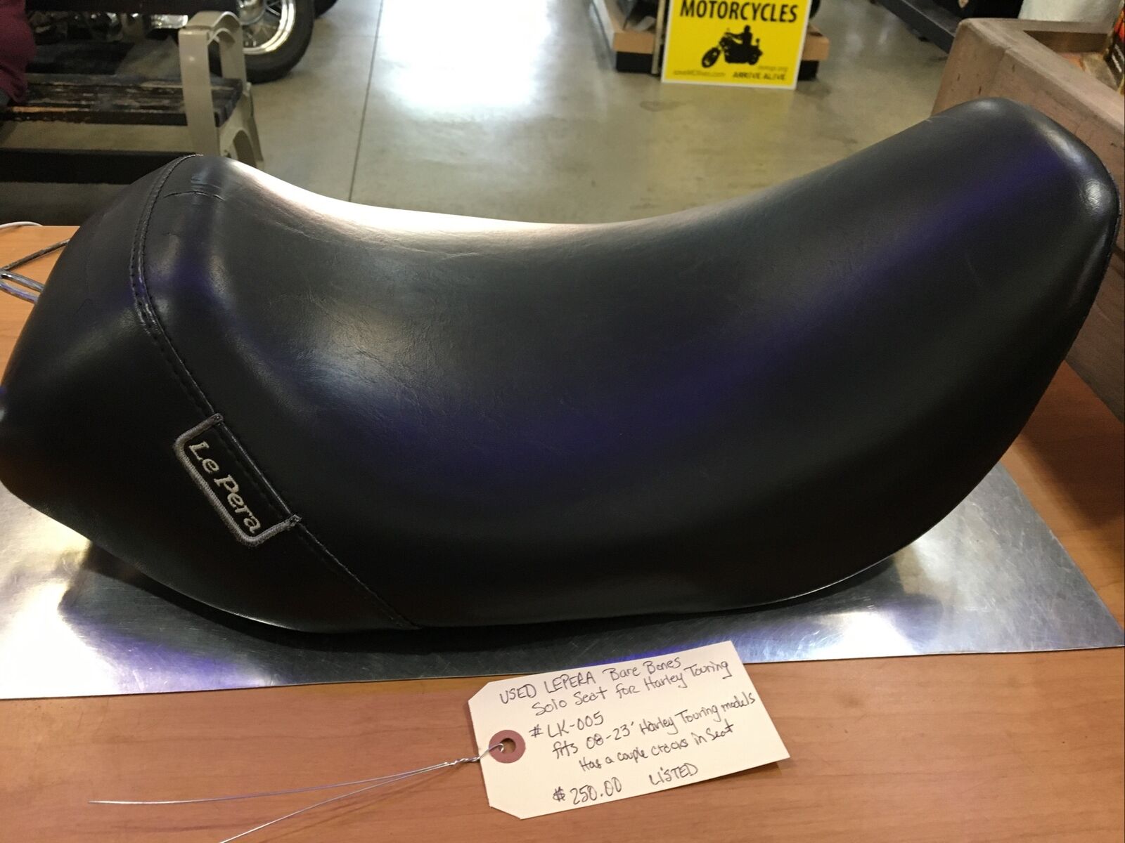 LEPERA Bare Bones Solo Seat For Harley Touring #LK-005