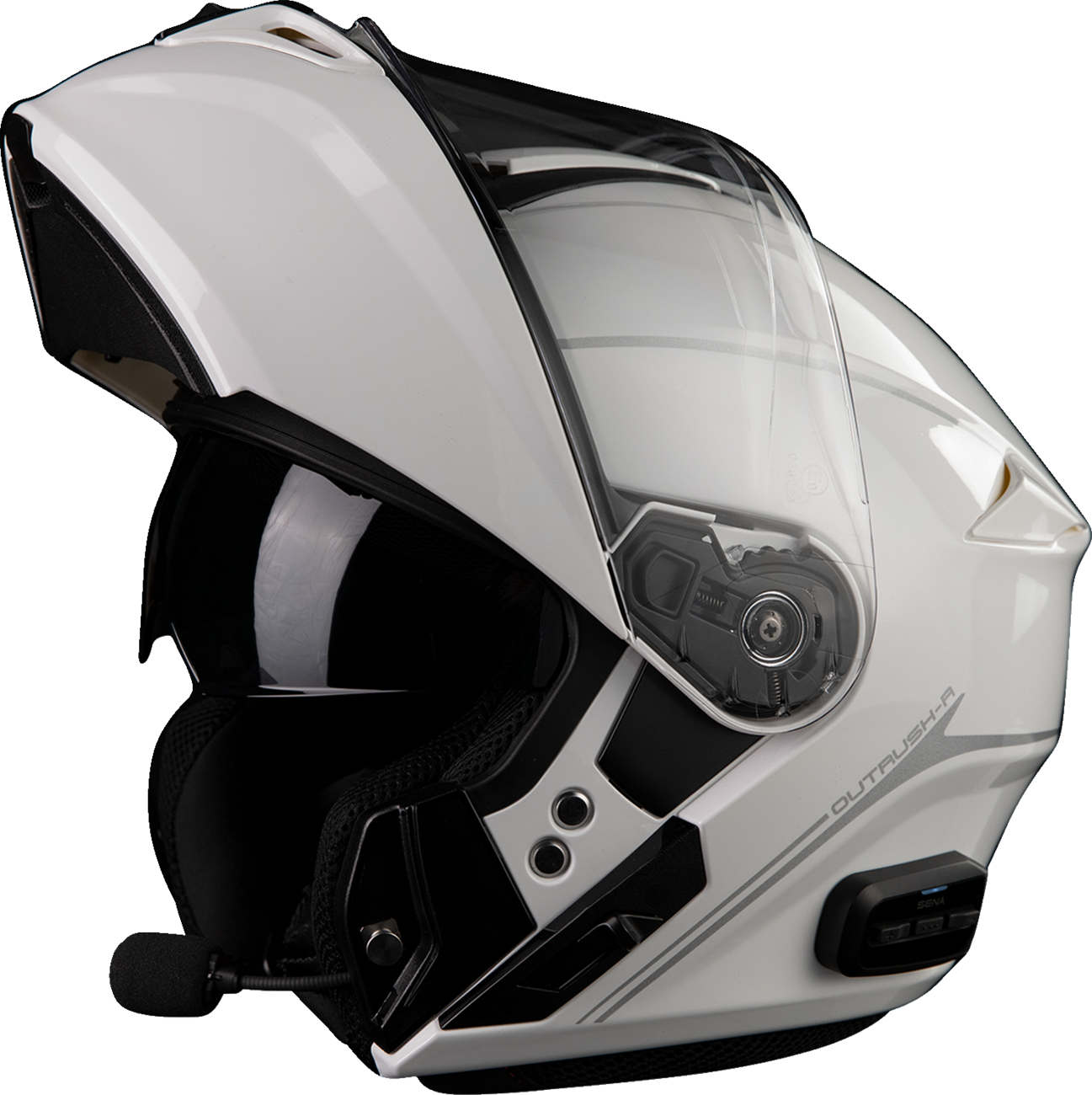 SENA HELMET OUTRUSH R WHT S - Image 2