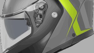 AGV Streetmodular Helmet - Resia - Matte Gray/Black/Yellow Fluo - Large