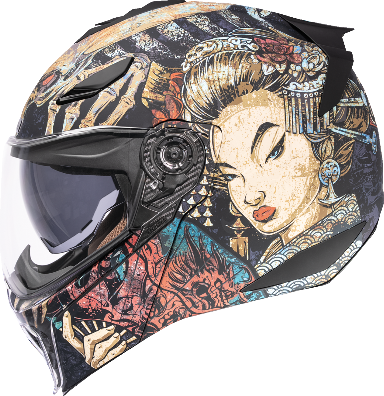 ICON HELMET THRESHOLD ODOKURO BLACK SM - Image 2