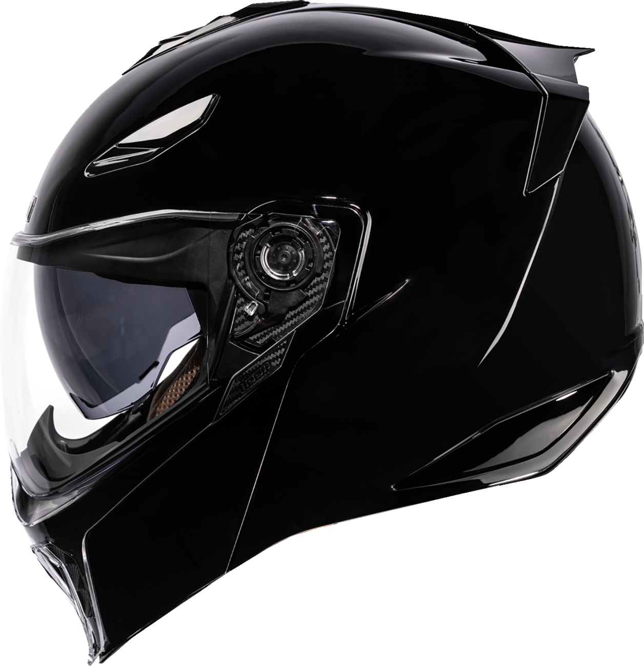 ICON HELMET THRESHOLD GLOSS BLACK 3X - Image 2