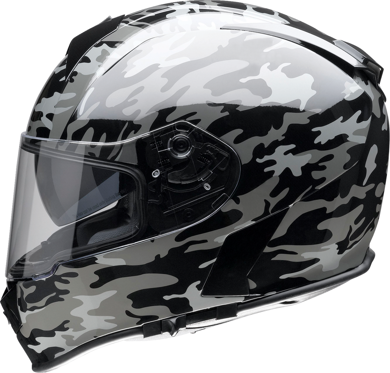 Z1R Warrant Helmet - Camo - Black/Gray - XL