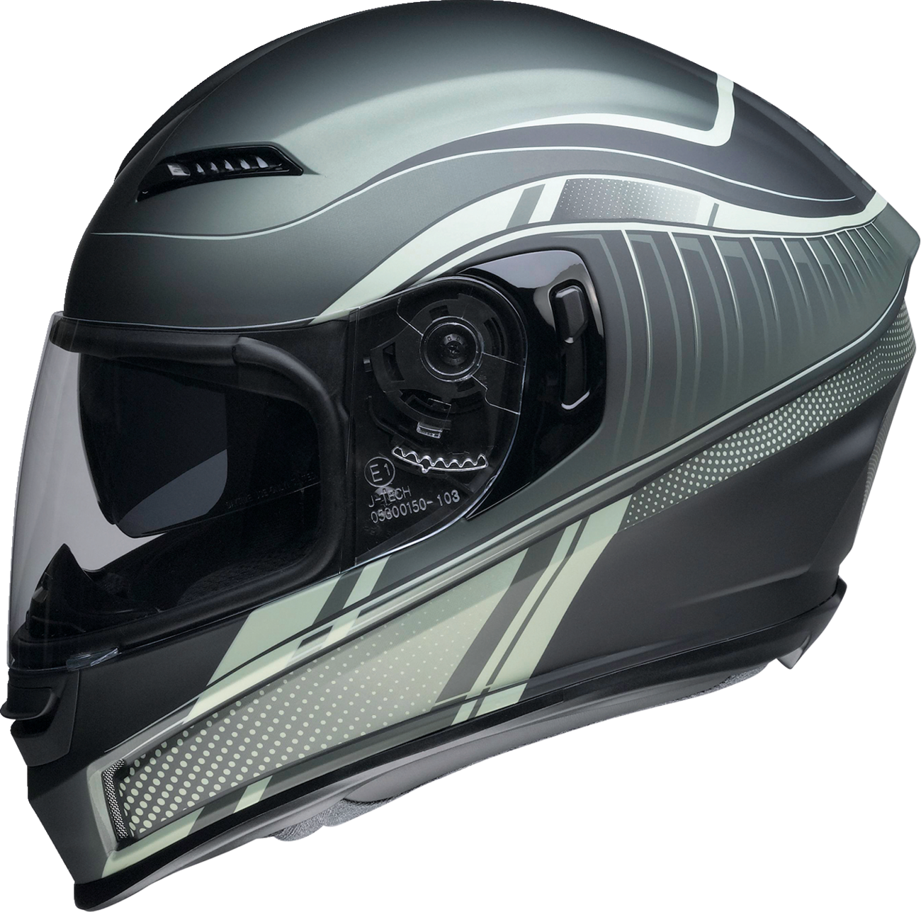 Z1R Jackal Helmet - Dark Matter - Green - Large