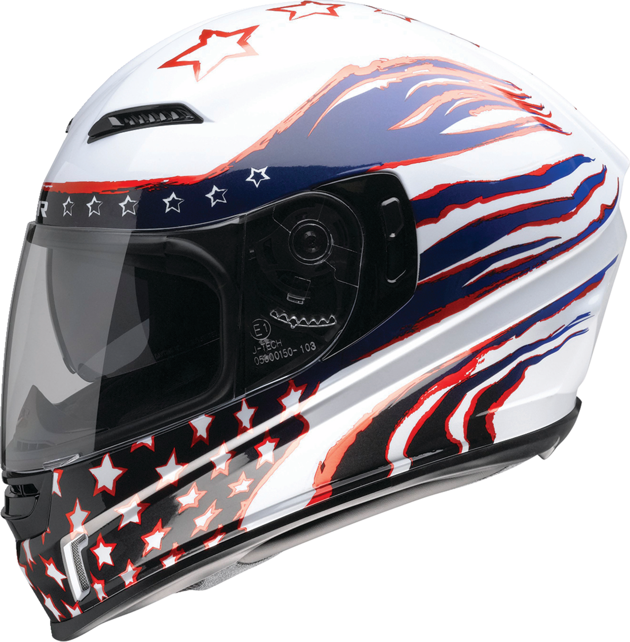 Z1R Jackal Helmet - Patriot - Red/White/Blue - 2XL