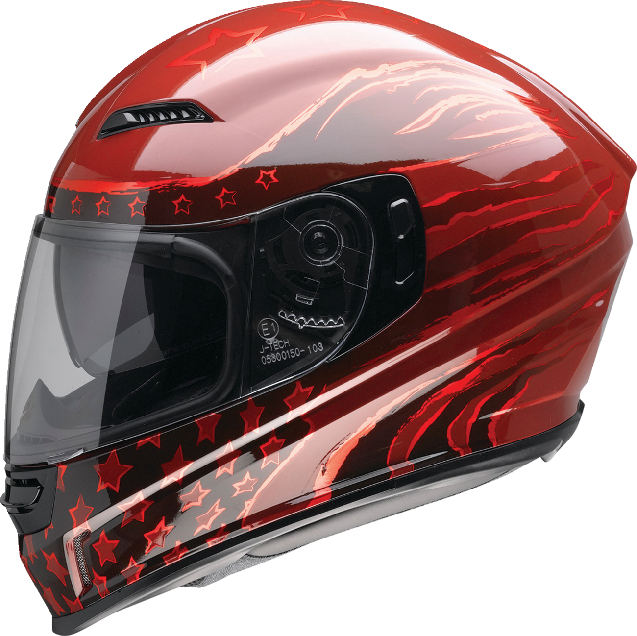 Z1R Jackal Helmet - Patriot - Red - XS