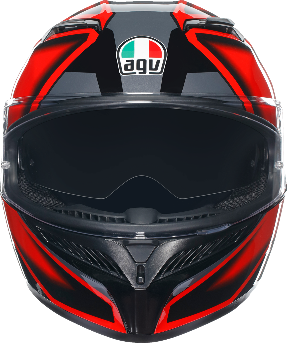 AGV HLMT K3 CMPND BK/RD SM - Image 2