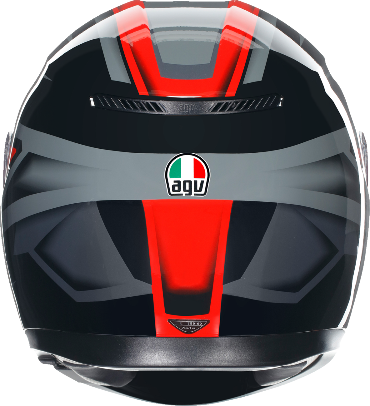 AGV HLMT K3 CMPND BK/RD MD - Image 2